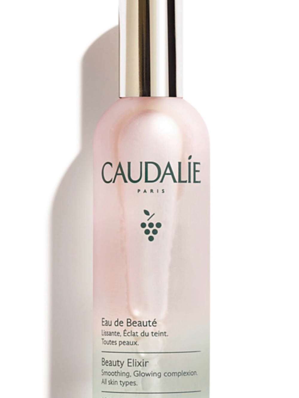 Caudalie Pink Beauty Elixir Facial Mist with Silver Cap